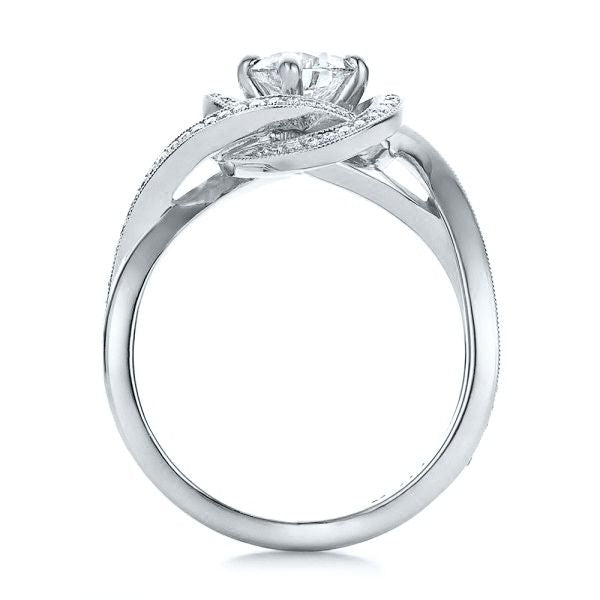 The Swirling Storm Engagement Ring