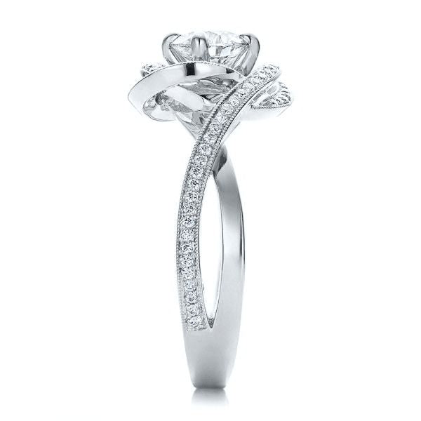 The Swirling Storm Engagement Ring