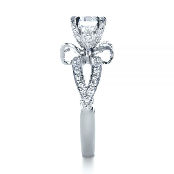 Dazzling Micro-Pave Setting Engagement Ring