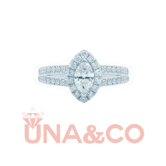 2.0-Carat Marquise Cut CVD Diamond Ring