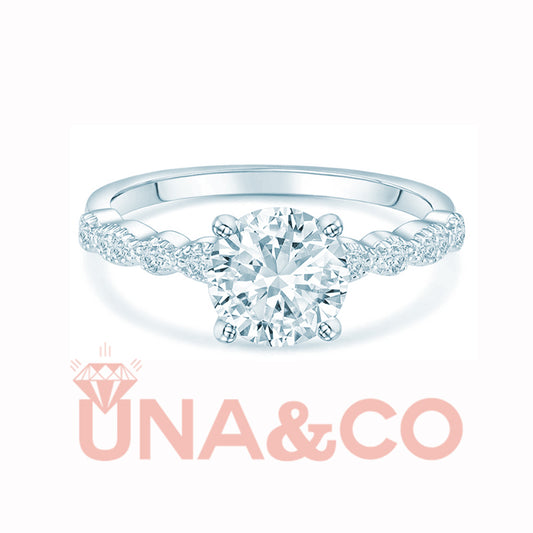 Four Prong Vintage Engagement Ring
