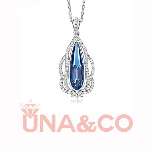 Classical Elegant Sapphire Necklace UNA&CO