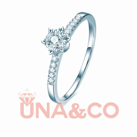 Fashion Hexagonal setting Ring